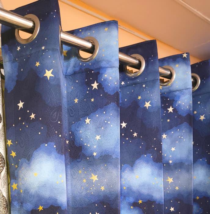 Sky Curtain for Child's Room I Premium Fabric I Custom Size Available